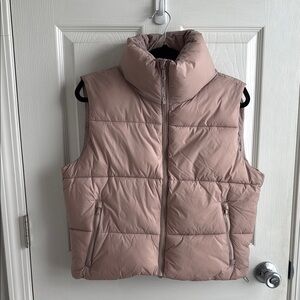 Stylish Pink Puffer Vest